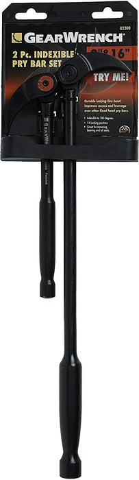 Gearwrench 2 Piece Pry Bar Set 20Cm / 8 Inch & 40Cm / 16 Inch - 82300