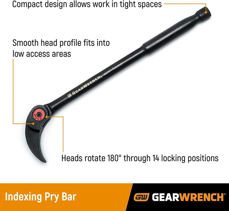 Gearwrench 2 Piece Pry Bar Set 20Cm / 8 Inch & 40Cm / 16 Inch - 82300