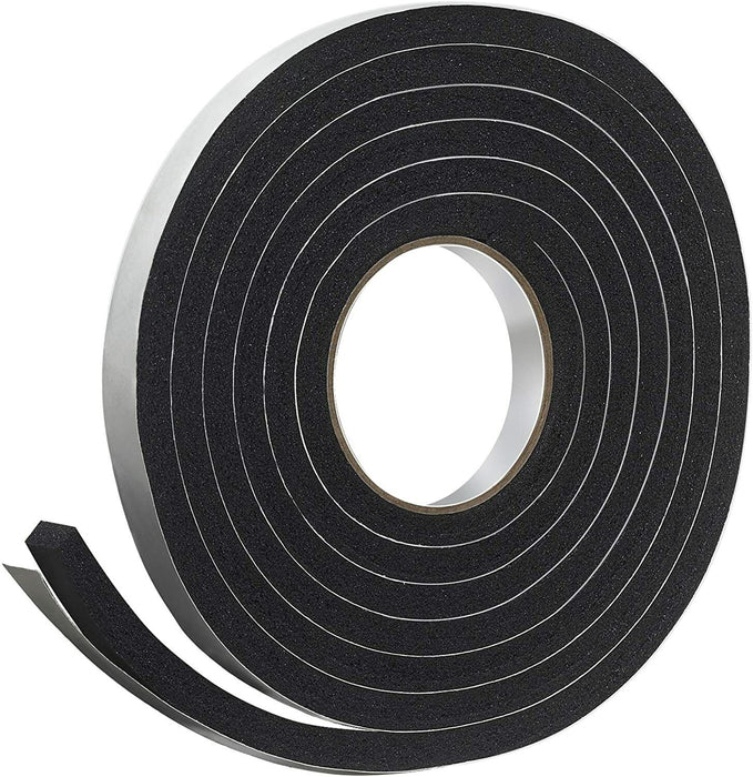 3PC Sponge Foam Weatherstrip Tape ROLL Black Seal Strip Tape Door Seal AU