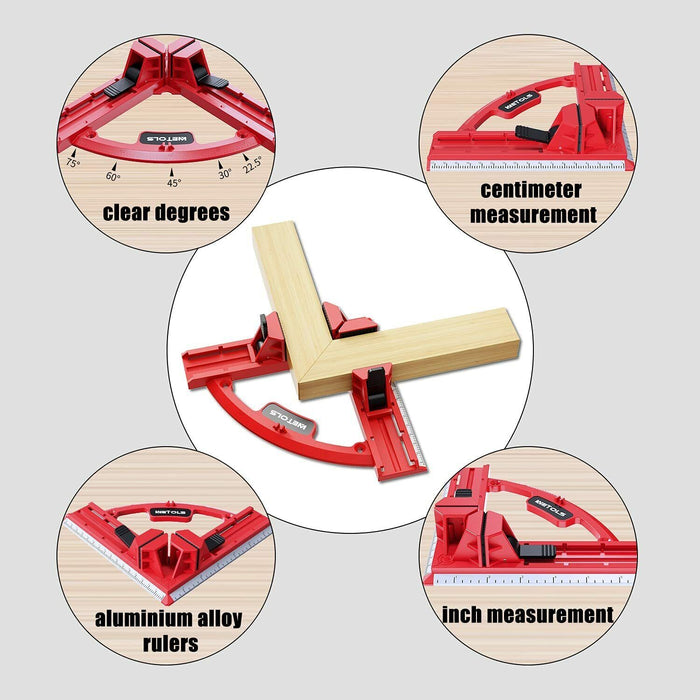 Mitre Corner Clamp & Square Heavy Duty Light Weight Picture Frames Wood Work