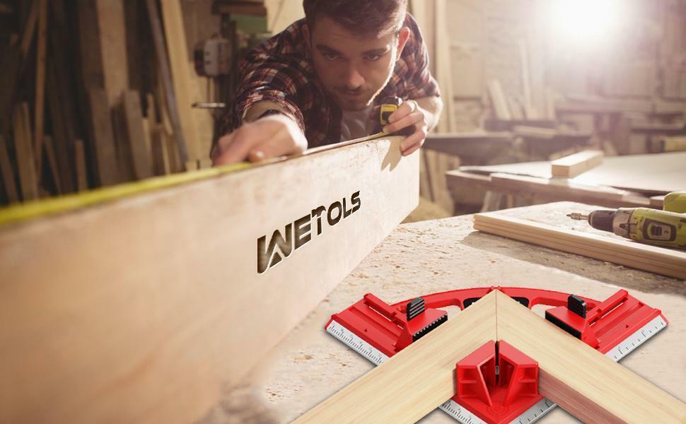 Mitre Corner Clamp & Square Heavy Duty Light Weight Picture Frames Wood Work