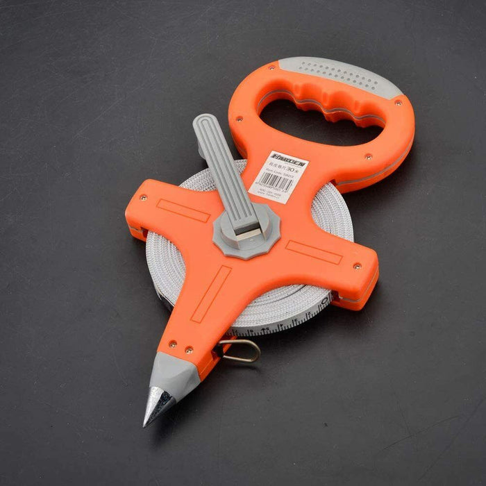 Harden 30M Long Steel Metric Scale Measuring Tape Measure with Level Vial