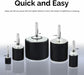 25 Rubber Spindle Sanding Drum Sander Sleeves Rotary Tool Kit for Drill Press AU - FISHER DISCOUNT