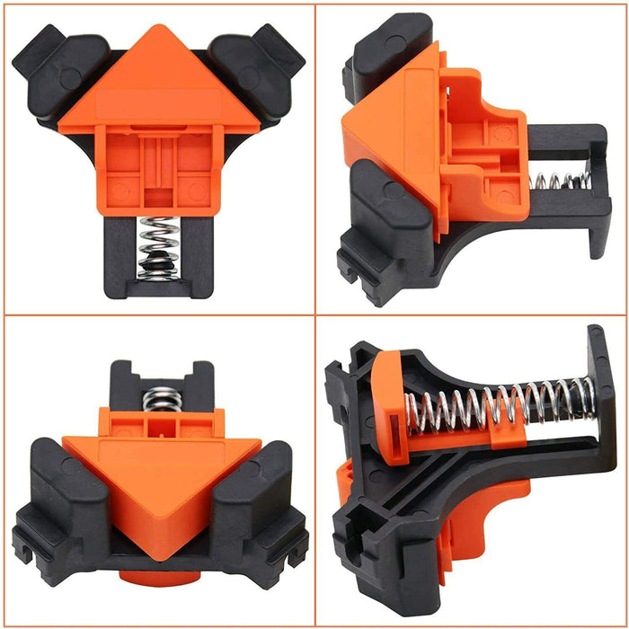 2Pcs 90 Degrees Right Angle Clamp Clip Quick Fixing Picture Frame Corner Clamps