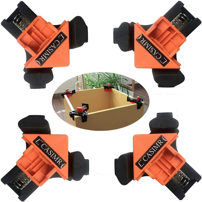 2Pcs 90 Degrees Right Angle Clamp Clip Quick Fixing Picture Frame Corner Clamps