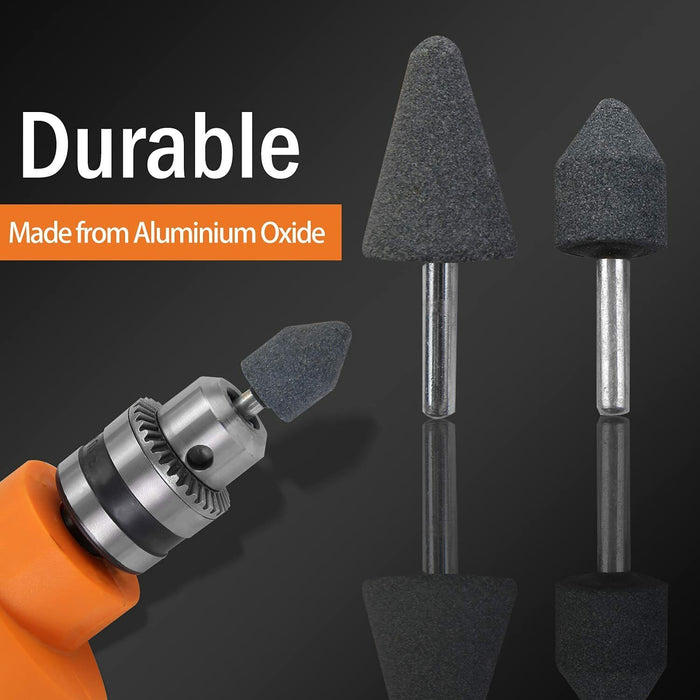 Abrasive Mounted Stone Point Grinding Head Rotary Tool Grinding Wheel Shank