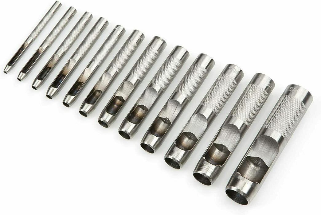 12pc Hollow wad punch set.