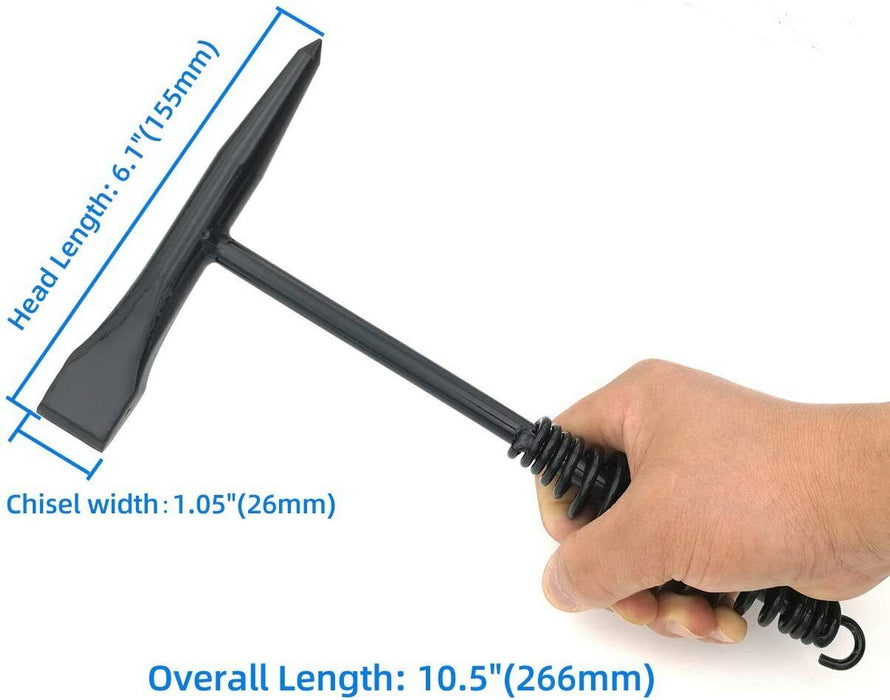 Welding Chipping Hammer with Spring Handle Chipping Hammer Welding Cleaning Tool