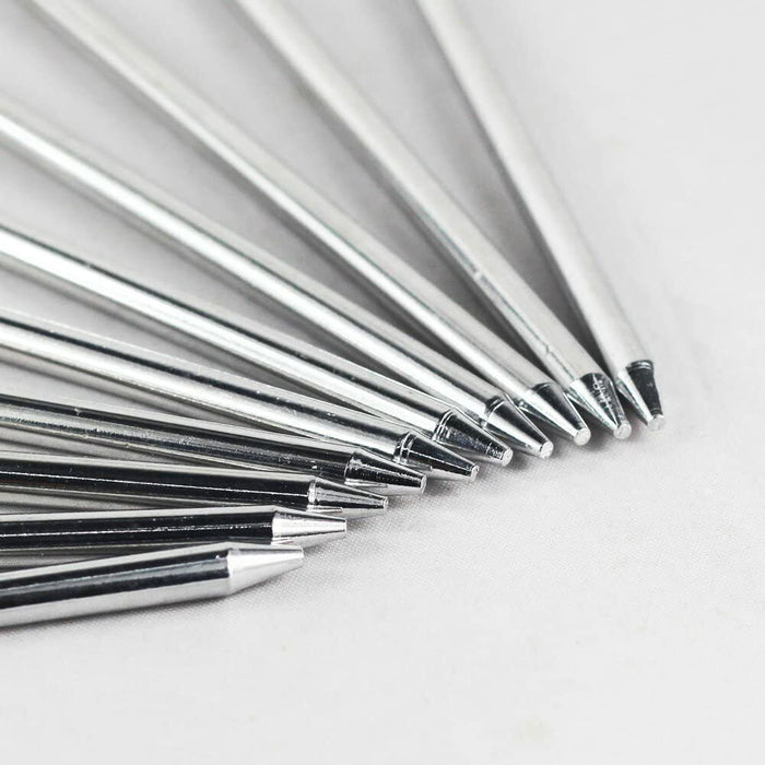 10PC Tent Pegs Steel Ground Camping Stakes Outdoor Nail Heavy Duty 3-8mm - FISHER DISCOUNT