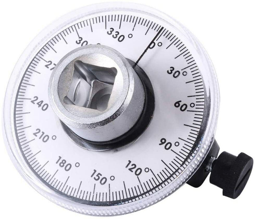 Torque Angle Gauge 360° 1/2" Drive Meter Auto Angle Rotation Measure with Wrenc