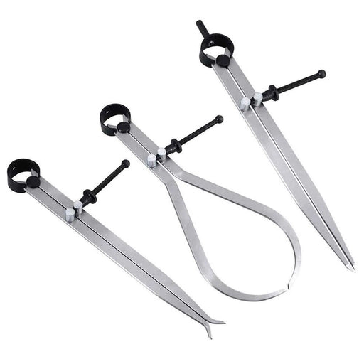 3PC CALIPER / SPRING DIVIDER SET Machinist Tools 150MML  Inside Outside AU STOCK - FISHER DISCOUNT