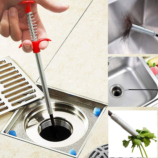 Flexible Spring Pick Up Rod Stick Claw Tool Grabber Grip Stick Cleaner 85cm#2208 - FISHER DISCOUNT