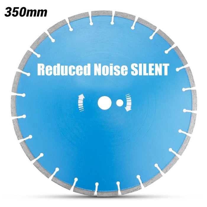 14" 350mm SILENT TURBO Diamond Blade for Concrete Brick Tile Saws Reduced Noise