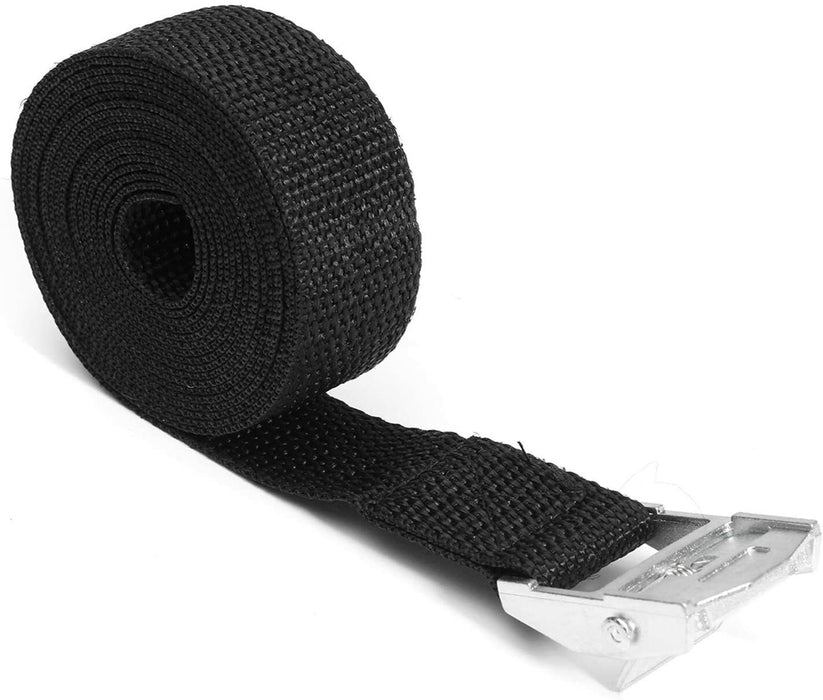 4PC Cargo Ratchet Strap Rope Cam Buckle Truck 25mmx2.5m Cambuckle Tie Down Strap