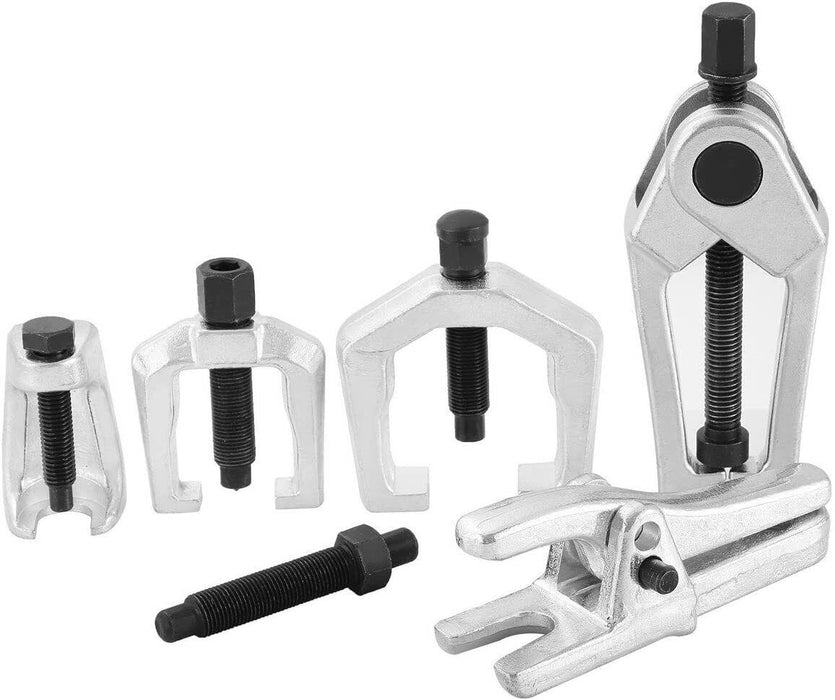 5pcs Front End Service Tool Kit Ball Joint Tie Rod Set Pitman Arm Puller Remover