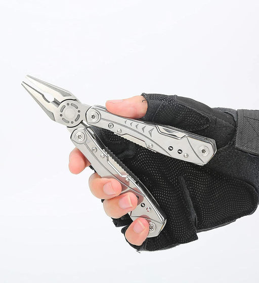 Multi Tool Pocket Knife Pliers Multitool Swiss Army Survival Gift Idea Mens - FISHER DISCOUNT