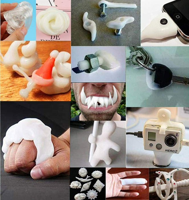 Plasmould Polymorph Mouldable Plastic Pellets Beads PCL Melt 62°C 500g