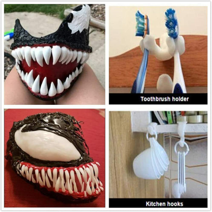 Plasmould Polymorph Mouldable Plastic Pellets Beads PCL Melt 62°C 500g