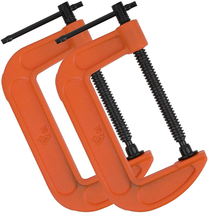 2,3,4,6,8" G Clamp Clamps Work Heavy Bench Vice Grip Tool Cast Iron Wood Metal - FISHER DISCOUNT