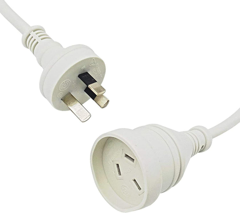3 METRE 10AMP Power Extension Cord - 3 Meters ELECTRIC POWER CONNECTION