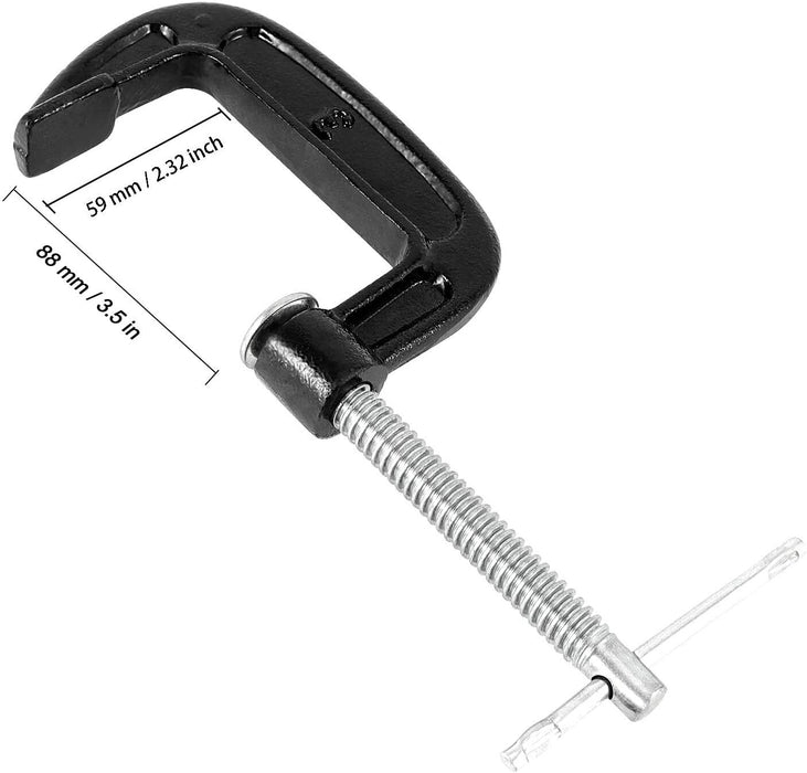 2PC G Clamp 3" /75mm /set Heavy Duty Tools,Ductile Body Material AU SELLER