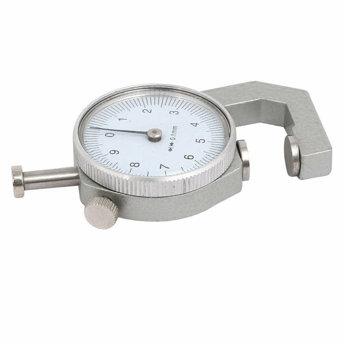 Dial Thickness Gauge Range 0-20mm Accuracy 0.1mm Metal Paper Leathercraft Tool
