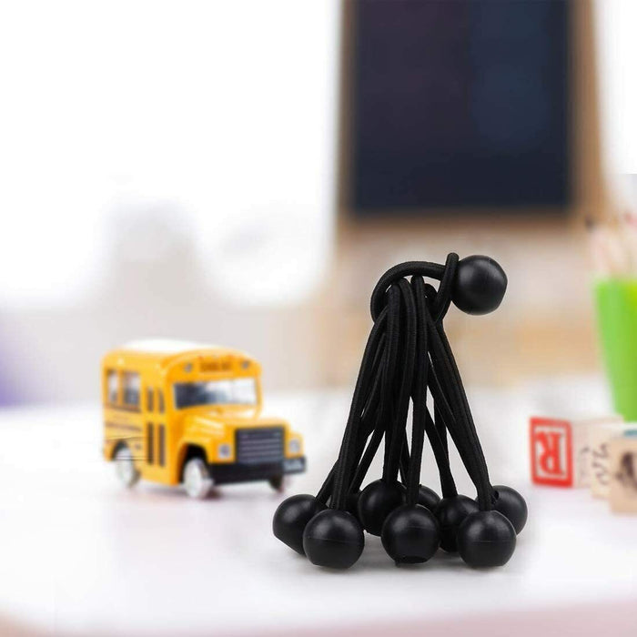 20PCS Tent Elastic Ball Bungee Bungie Cord Canopy Tarp Tie Down Belt Strap Bands