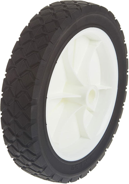 5/6/7/8" Trolley Wheel Lawnmower Solid Plastic Rim Heavy Duty 10MM Bore Size - FISHER DISCOUNT