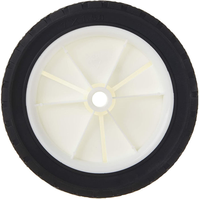 5/6/7/8" Trolley Wheel Lawnmower Solid Plastic Rim Heavy Duty 10MM Bore Size - FISHER DISCOUNT