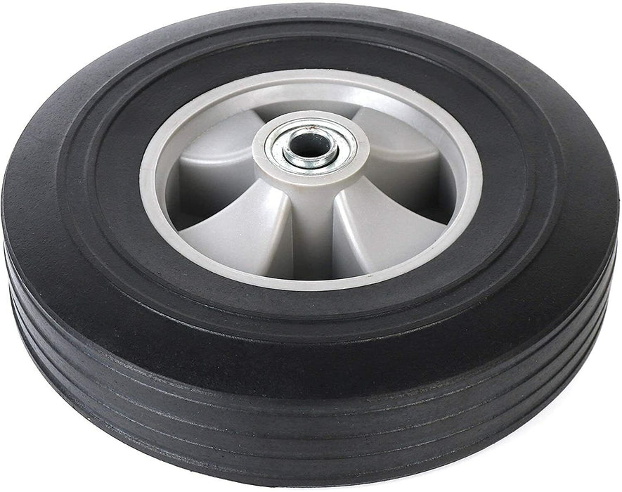 10" 250mm Hand Trolley Wheels Tyre Rim 19mm Bore Puncture Proof