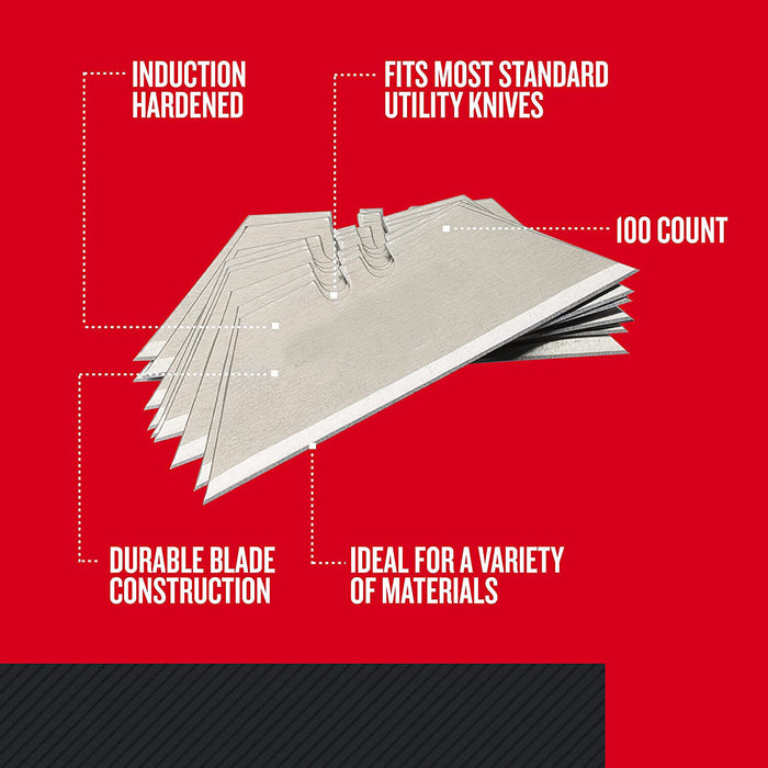 70x Stanley Knife Blades Replacement Utility Knife Blade Folding Knife Blades