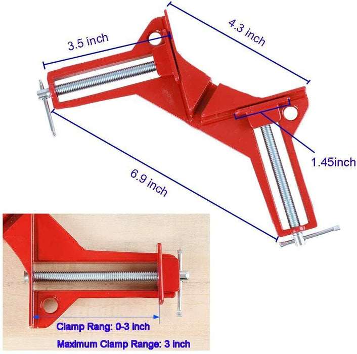 Corner Clamp 90 Degree Right Angle Mitre Clamps Frame Framing Holder Timber Vice