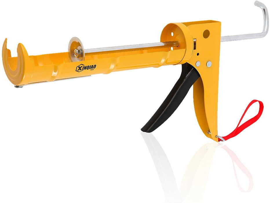 230mm HD Ratcheting Cradle Caulking Gun  Manual Cartridge Rotating Barrel
