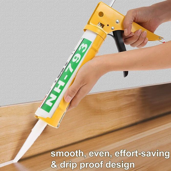230mm HD Ratcheting Cradle Caulking Gun  Manual Cartridge Rotating Barrel