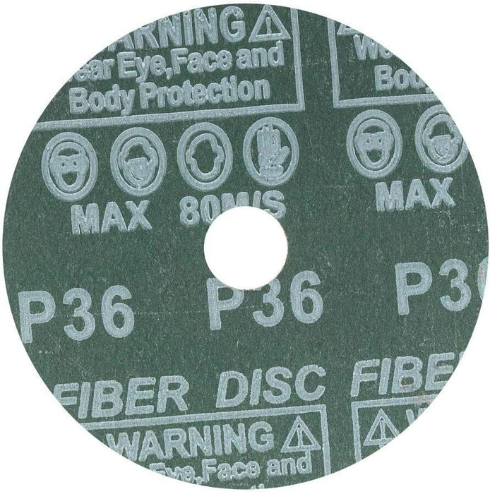 100/115/125MM RESIN FIBRE SANDING DISCALUMINIUM OXIDE 120, 100, 80, 40, 24# - FISHER DISCOUNT