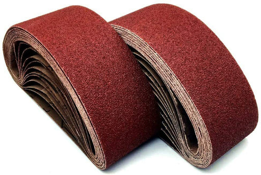 75*457mm Portable Sanding Belts Cloth Backed Sandpaper 40 80 120GRIT Mixed Grit - FISHER DISCOUNT