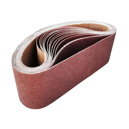 75 X 533mm Sanding Belt 3 X 21inch Abrasive Sandpaper 40 80 120 Mixed Grit - FISHER DISCOUNT