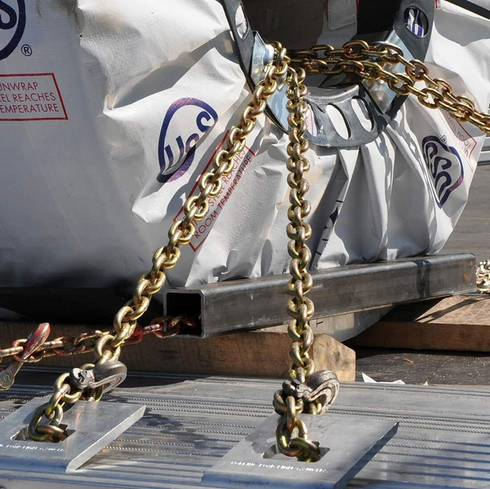 4.2m Heavy Duty Utility Chain Clevis Grab Hooks High test Grade 43 780kg