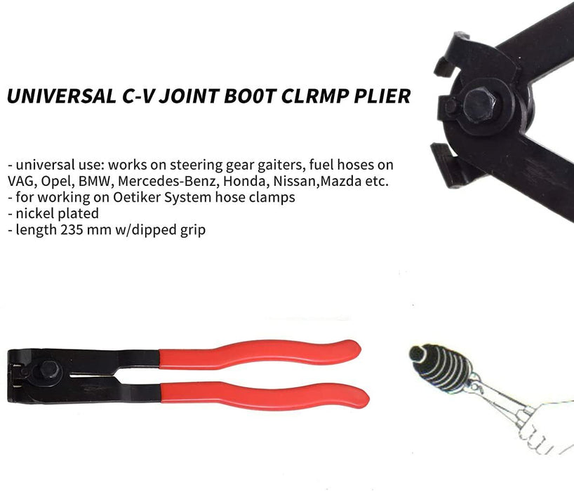 2Pcs CV Joint Boot Clamp Pliers Set Car Banding Tool Ear Type Install Kit Set AU