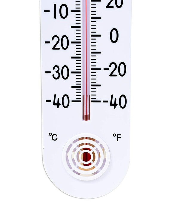 Indoor Outdoor Jumbo Thermometer Temperature Wall Hanging Room Sensor 20/40cm