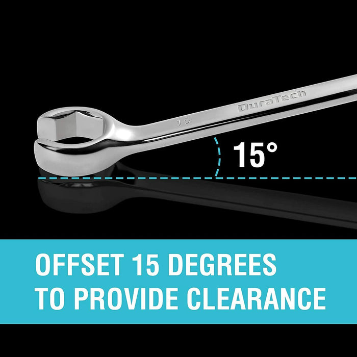 4pc Flare Nut Spanner set CR-V Polished Steel Hydraulic Brake Mechanic’s 8-14mm