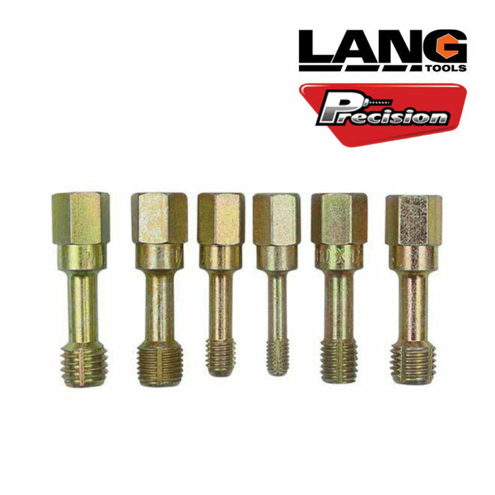 Lang Tools Thread Restorer Set Metric Steel Cadmium Plated Set of 6