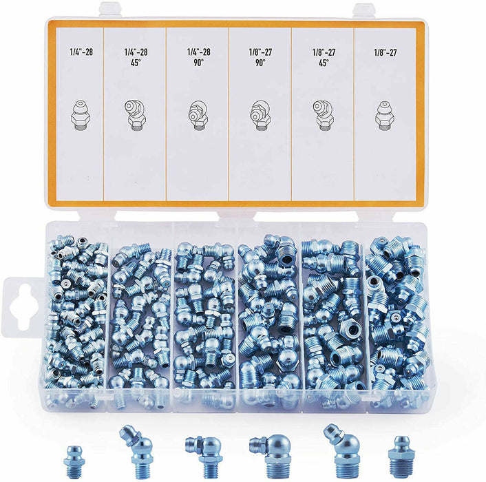 110pcs Hydraulic Grease Nipple NOMetric Imperial Mechanical Lubricant Fitting AU