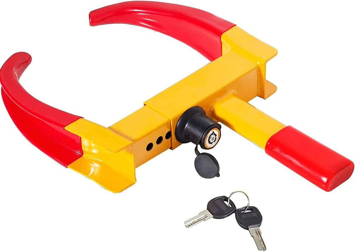 Heavy Duty Wheel Clamp Lock Vehicle Caravan Car Security Anti-theft 160 ...
