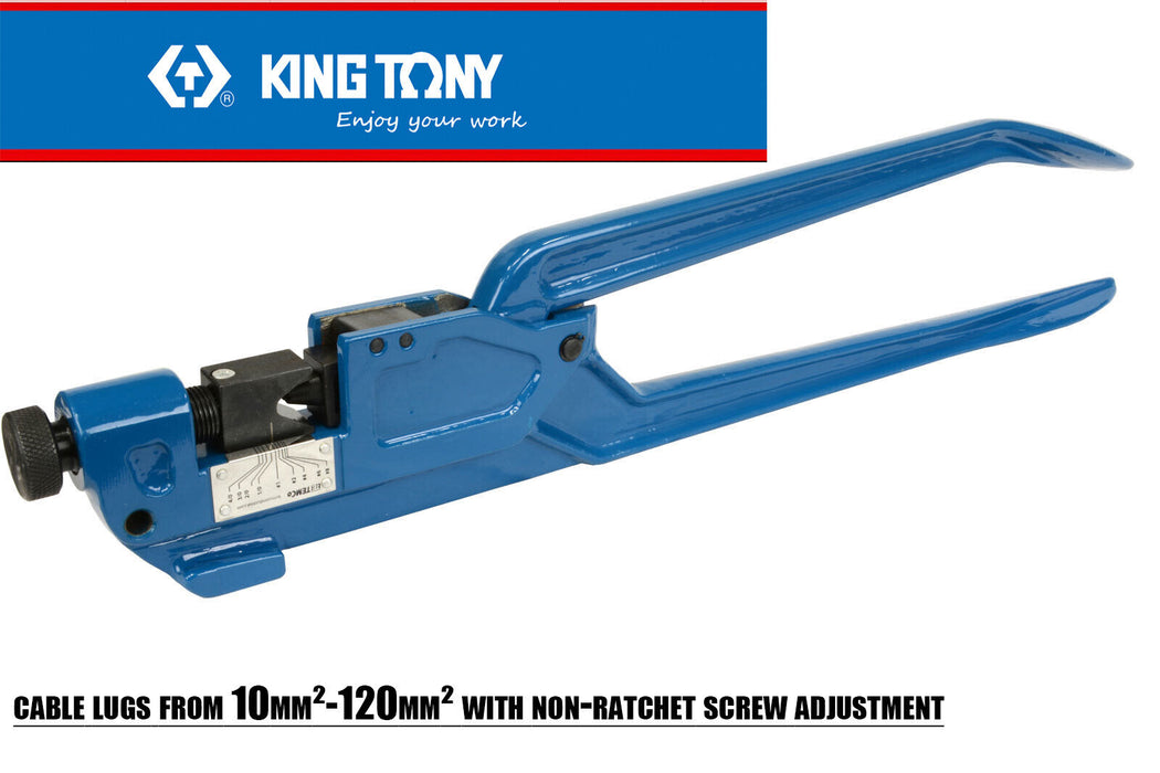 KING TONY DIELESS INDENT LUG CRIMPER TOOL Electrical Battery Terminal Cable Wire