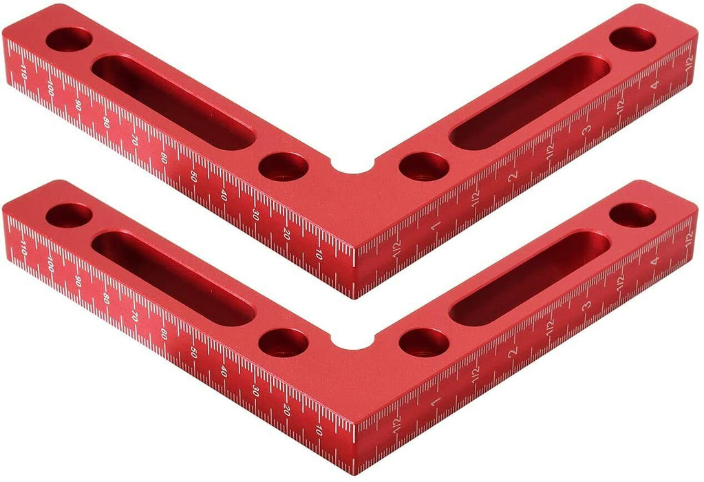 Aluminium Alloy Clamping Square Woodworking Square Positioning Right Angle Ruler