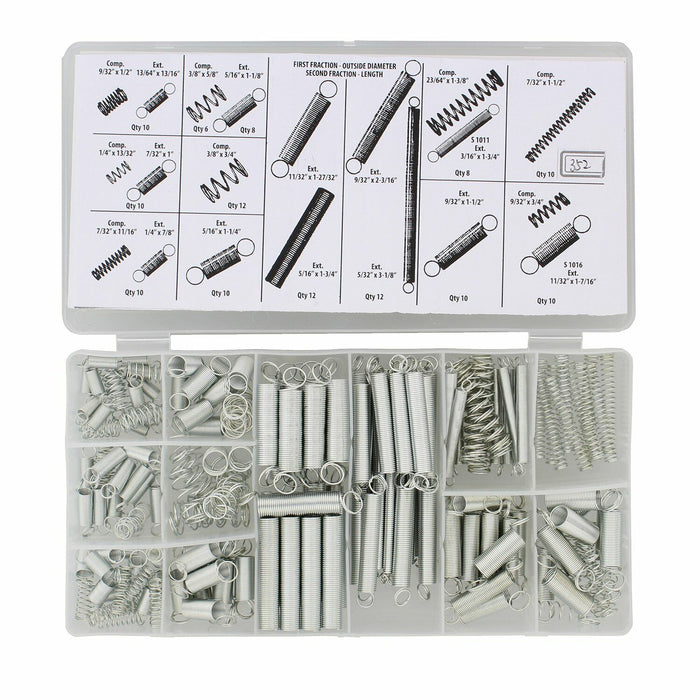 200Pcs Small Spring AssortmentSet Kit Steel Compression Extension Coil AU Stock