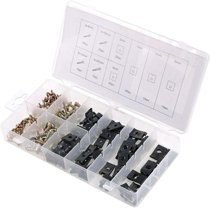 150 PIECE SPEED NUTS AND SCREW ASSORTMENT EUREKA GRAB KIT (FD-SPEED-NUTS)