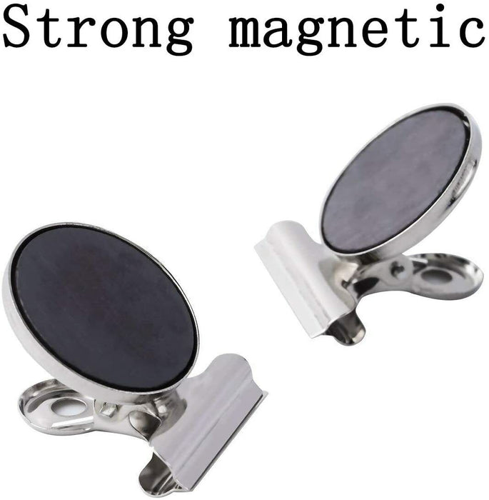 10Pcs Strong Magnetic Clips Office Memo Notes Holder Organizer Fridge Magnet AUS