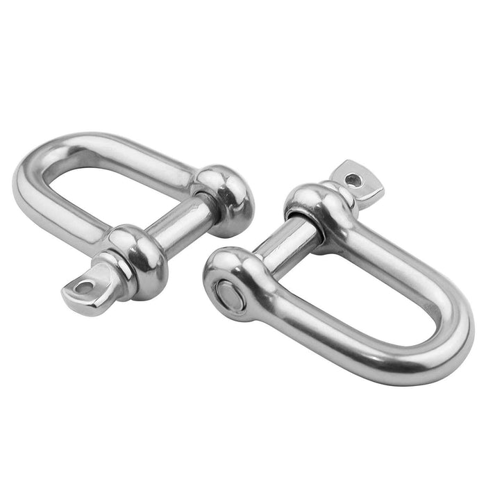 Grade 316 D Dee Shackles Stainless Steel Marine 4-12mm/180-1000kg AU STOCK